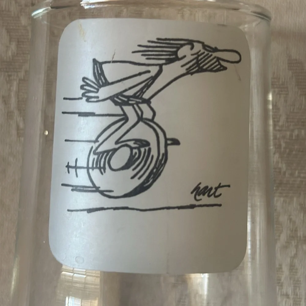 Set of vintage Johnny Hart BC Comics Thor Caveman Bartlett Collins 12 oz tumbler